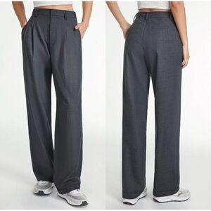 Commense Gray Wide-Leg Pants